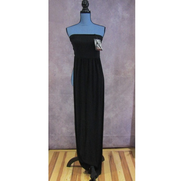 NEW Rampage Black Tube Top w/ Wraparound Size L - Picture 5 of 8